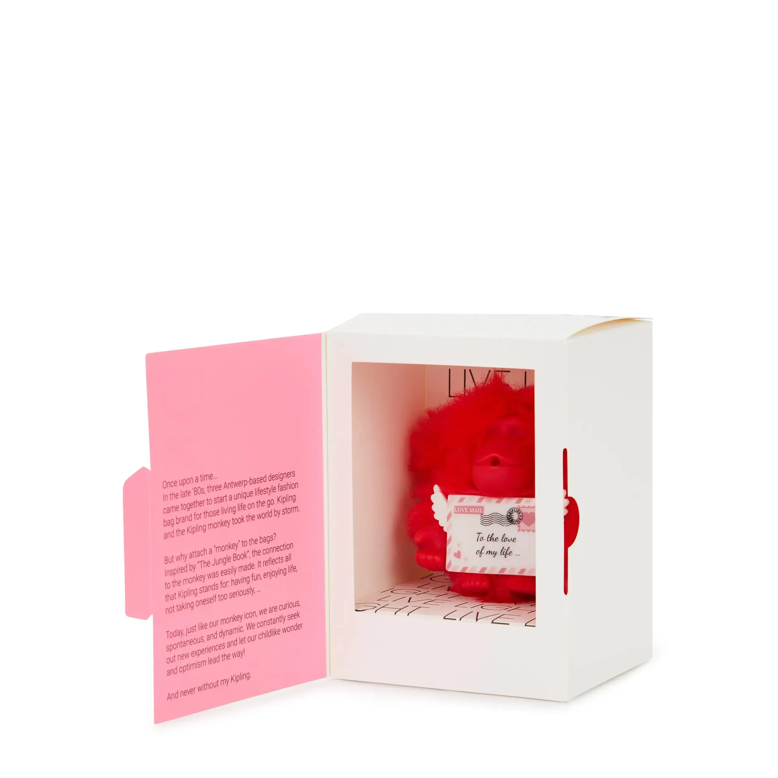Porte-clés Singe Lettre de Saint-Valentin