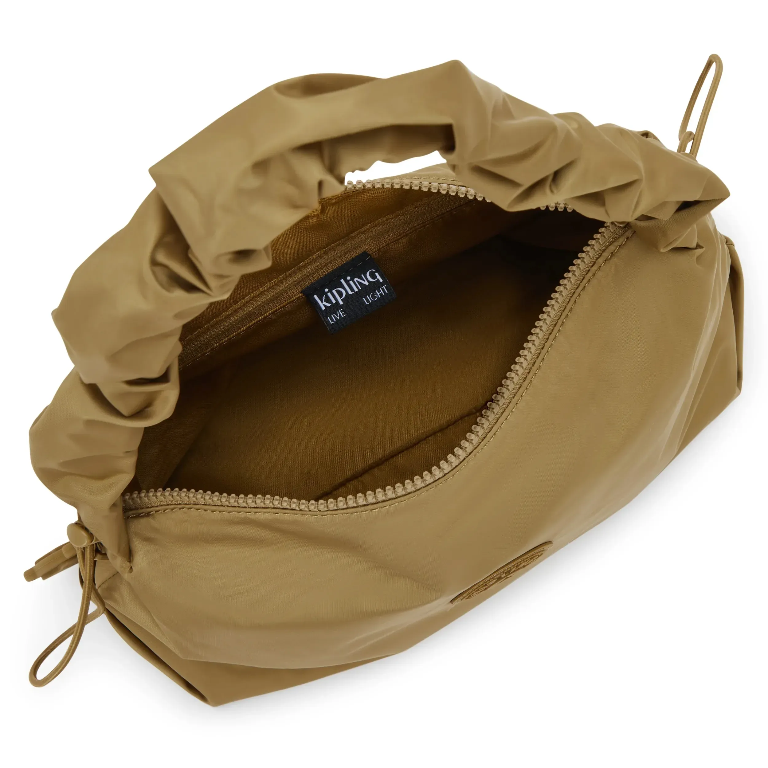 Sac à bandoulière Eleni en satin lisse moyen