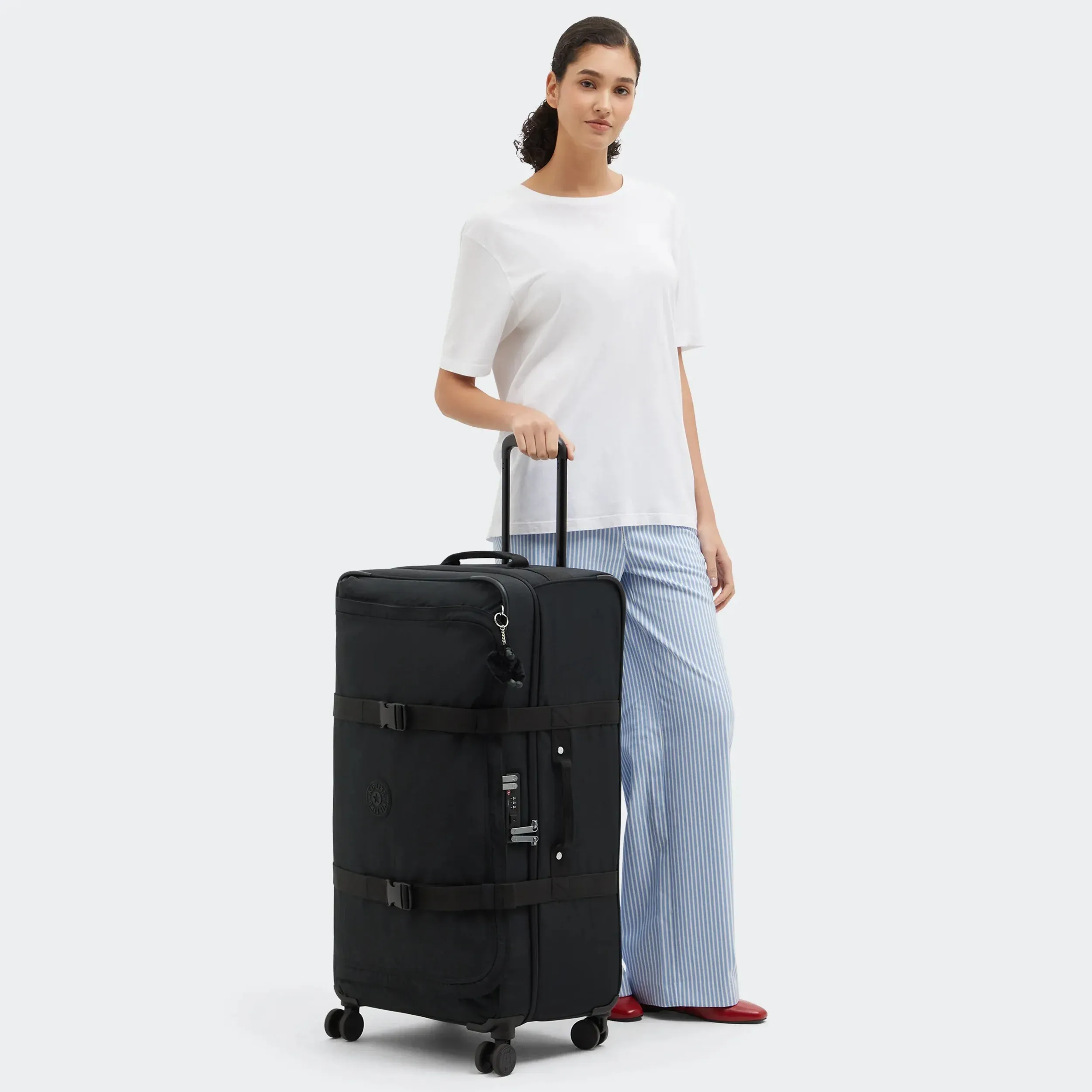 Valise souple grande à roulettes